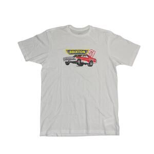 Brixton Bass brains boat Collab Standard T-Shirt 100 % Cotton Size XL NWT